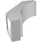 Ekena Millwork 5-in. W x 12-in. D x 16-in. H Imperial Architectural Grade PVC Knee Brace BRCP05X12X16IMP - alternate 5